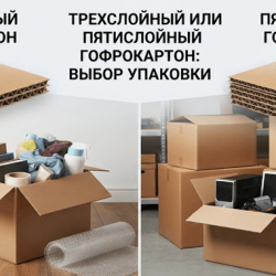 Трехслойный или пятислойный гофрокартон: как выбрать упаковку без ошибок